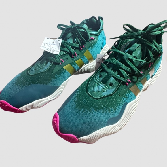 Adidas Unisex Trae Young 3 IE9301 TRAE YOUNG 3 Dark
Green/Gold - Picture 7 of 14